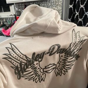 Harley Davidson zip up hoodie